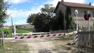 Passaggio a livello di via San Ruffillo  Brisighella RA  Level Crossing  Bahnübergang [upl. by Brigg]