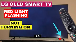 How To Fix LG TV is Red Light Blinking amp TV Wont Turn ON  LG TV Red Light Flashing 3 Times [upl. by Ynaitirb778]