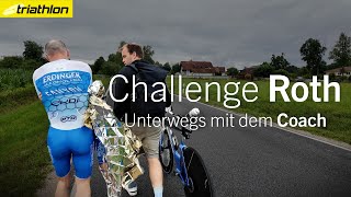 Challenge Roth 2024 Der Renntag mit dem Coach von Patrick Lange und Jan Stratmann [upl. by Akirre]