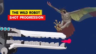 The Wild Robot  Thunderbolt Shot Progression  Animation Breakdowns [upl. by Dale]