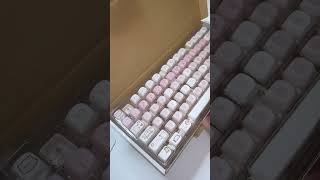 Getting Addicted To Keyboard Typing Sound  best cute keyboard keyboard keyboardtutorial [upl. by Ahcatan]