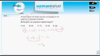 Tekno Test Matematik  Test 6  Soru 8 [upl. by Surbeck]