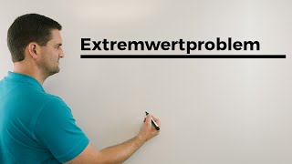 Extremwertproblem ohne Ableitung  Mathe by Daniel Jung [upl. by Sonny]