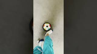 Hover soccer ball ultra glow air power soccer disc [upl. by Htiekram]