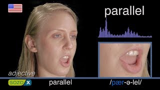 How To Pronounce PARALLEL like an American  English Pronunciation [upl. by Nodyl248]