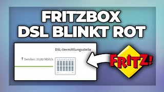 FritzBox DSL Power blinkt rot  was tun [upl. by Rosenzweig]