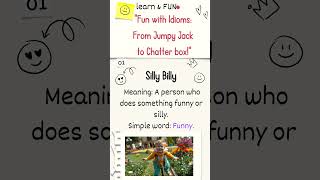 Fun with Idioms From Chatterbox to Jumpy Jack improvepracticeenglish idioms learnenglish [upl. by Rifkin]