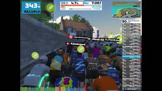 240114 Zwift  Race Stage 2  Epic Race  Tour de Zwift 2024 B on The Muckle Yin in Scotland [upl. by Aloiv547]