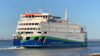 Fishbourne to Portsmouth  MV Victoria of Wight  Wightlink [upl. by Tiras316]