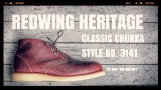 REDWING heritage STYLE NO 3141  THE BOOT GUY REVIEWS [upl. by Kermy787]