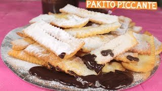 CHIACCHIERE di CARNEVALE troppo buone • Ricetta di Pakitopiccante [upl. by Phene]