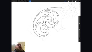 How to draw Scroll work for metal engraving [upl. by Elisee697]