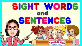 Sight Words  CVC Words  Practice reading  Basic English words and sentences  Compilation [upl. by Christiansen691]