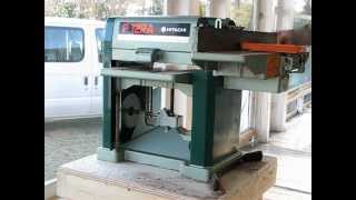 Hitachi P12RA Thickness Planer Jointer [upl. by Crysta]