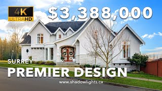 French Country Luxury Home  3115 167 St Surrey  3388000 [upl. by Schwerin598]