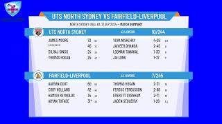 UTS North Sydney v FairfieldLiverpool [upl. by Hasin528]