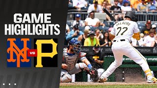 Mets vs Pirates Game Highlights 7824  MLB Highlights [upl. by Airlie]