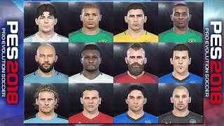 PES 2018 Classic Facepack amp Miniface Vol4 Collection [upl. by Olyhs]