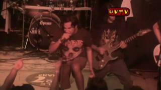 Bonded By Blood quot Mind Pollutionquot Live At Reggies in Chicago IL [upl. by Natam]