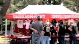 HELLS ANGELS SFV 2011 Big Red Machine Bike Show Videoavi [upl. by Hole]