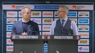 quotInte starka nog med puckenquot  Presskonferensen efter Örebro vs Färjestad [upl. by Orose]