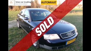 SOLD  Audi A6 24 121KW AUTOMAAT BJ1997 APK 09112024 NAP  Vree Car Trading  ©Henny Wissink [upl. by Amato]