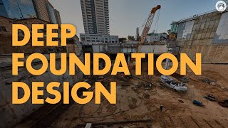 Deep Foundation Design in Geotechnical Engineering [upl. by Neeloc]