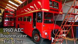 Fully Restored Vintage 1960 AEC Routemaster London Double Decker Bus Interior Exterior Tour [upl. by Stepha711]