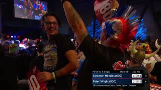 LAST LEG DECIDER  Peter Wright vs Cameron Menzies  Gambrinus Czech Darts Open 2024 🎯 [upl. by Asylem674]