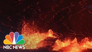 Hawaii’s Kilauea Volcano Erupts [upl. by Haikezeh872]