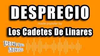 Los Cadetes De Linares  Desprecio Versión Karaoke [upl. by Adnahcal]