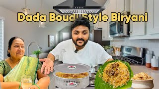 Kolkata aate hi Biryani ki Craving  Apne Kitchen me banaya Dada Boudi Style Chicken Biryani 🤤 [upl. by Tnilf]