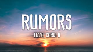 Lizzo  Rumors feat Cardi B Lyrics [upl. by Adnaloy]