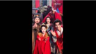 DRAMAS en Filmación Song WeiLong Bai Lu Joseph Zeng Zhao Lusi cdrama [upl. by Adlei]