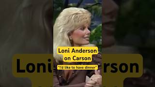 Loni Anderson Carson “Like to have dinner” movie comedy [upl. by Romulus]