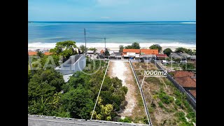 View From 10meters for 1000m² Leasehold Land with Sea Views in Prime Jimbaran Location [upl. by Unders338]