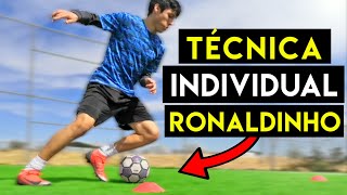 TOP 5 EJERCICIOS PARA JUGAR COMO RONALDINHO ⚽ MEJORA LA TÉCNICA INDIVIDUAL EN EL FÚTBOL [upl. by Ammon]