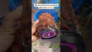 My best powerful camping gear ever 🔥💥🔥 outdoorspeaker portablespeaker camping giftideas [upl. by Urbas]