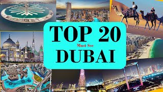 Dubai Tourism  Famous 20 Places to Visit in Dubai [upl. by Reivaj707]