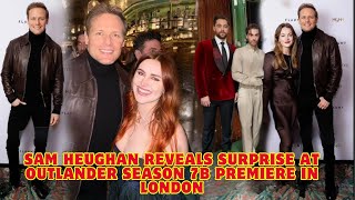 quotSam Heughan Drops Bombshell at London Premiere of Outlander Season 7B—What Fans Didnt See Comingquot [upl. by Anelys]