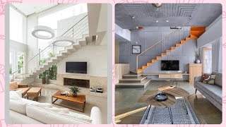 Best Modern Living Room Stairs Design  Home Decor [upl. by Snevets]