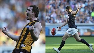 Roughead and Fevola eight goals each in a shootout  2009  AFL [upl. by Tera]