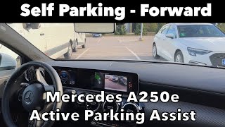 Self Parking  Forward  Mercedes A250e  Active Parking Assist [upl. by Armstrong]