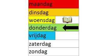 Dagen van de week liedje [upl. by Atinoj]