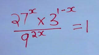 Can You Solve For x Simple Math Olympiad Powers of Numbers Math Antics Exponents [upl. by Steele]