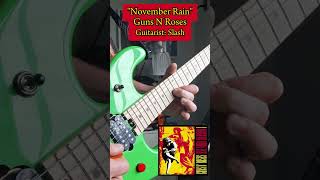 GNR  November Rain  1st Guitar Solo  Slash [upl. by Ahtnama]