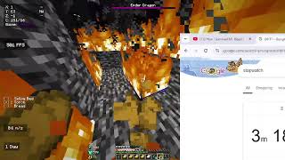 Minecraft 121 Wr Random seed [upl. by Nibram]