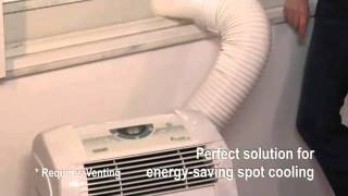 Installing a Portable Air Conditioner  Portable Air Conditioner Review [upl. by Selij326]