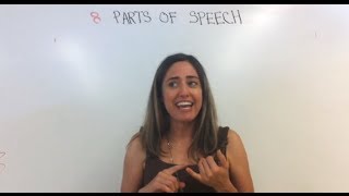 EIGHT PARTS OF SPEECH 1  INTRO [upl. by Judd]