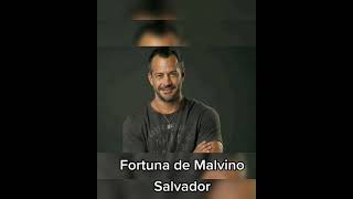 fortuna de Malvino Salvador fortuna patrimonio shorts [upl. by Tayler]